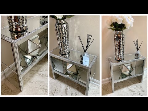 Dollar Tree DIY 💕Watch Me Make This Mirrored Shelf with Dollar Tree Items 💕