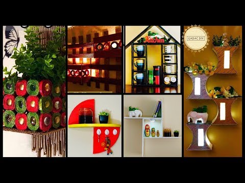 6 DIY Wall Shelves and Display Units| gadac diy| room decor| craft ideas for home decor| diy crafts