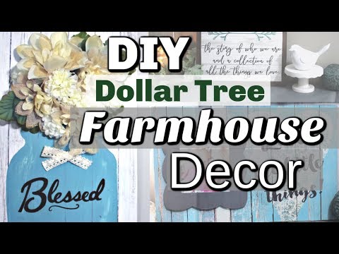 DIY Dollar Tree Home Decor | Dollar Tree Farmhouse DIY Decor | Krafts by Katelyn