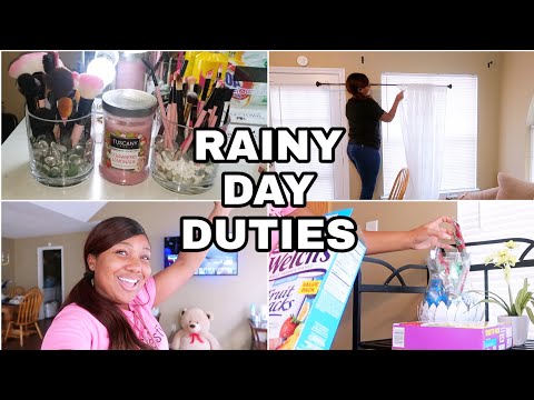 Rainy Day Routine: Strawberry Lemonade Candles, DIY Curtain Installation, Cleaning, Home Decor Ideas