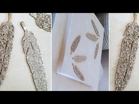 BLING AND GLAM WALL ART | HOME DECOR IDEAS! | QUICK AND EASY DIY | HIGH-END HOME DECOR 2019