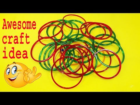 Awesome craft idea with Old bangles | DIY Home Decor with old bangles | DIY Home Decor