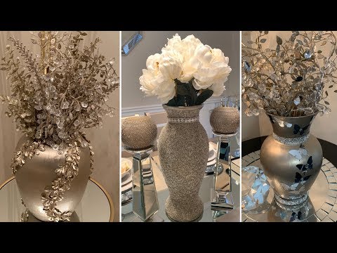 New 2020 Decorating Ideas || 💕 Champagne Gold Home Decor || Decorative Vases 💕
