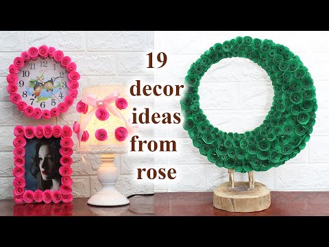 19 Simple decorating ideas from roses | Home decorating ideas