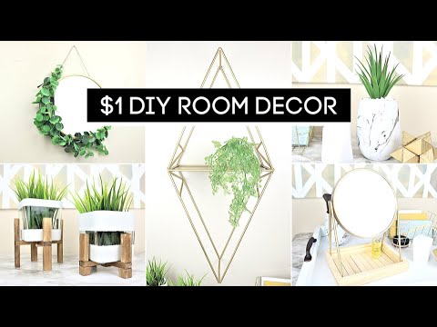 DIY Room Decor! HIGH END Dollar Store DIY’s *Anthropologie Inspired*