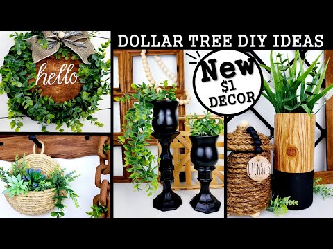 NEW DOLLAR TREE DIY'S | MODERN HOME DECOR IDEAS 2020 | $1 HIGH END DIY'S