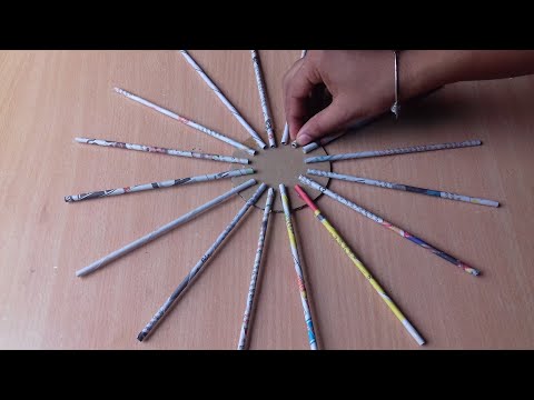 2 Easy Home Decoration Ideas | Wall Hanging | Newspaper Crafts | Home Decoration | Paper Craft
