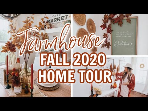 FALL 2020 HOME TOUR *WITH LINKS* | COZY FARMHOUSE FALL DECORATING IDEAS | NEW FALL DECORATE WITH ME