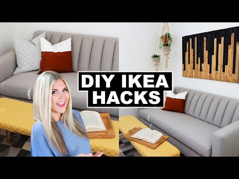 DIY IKEA HACKS – DIY HOME DECOR – IKEA FURNITURE HACKS LIZ FENWICK DIY