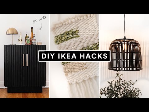 DIY IKEA HACKS – Super Affordable + Cute Room Decor + Furniture!