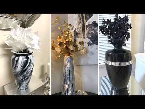 D.I.Y. Home Decor Using THRIFT STORE Items || 🖤 Decorating With Black & White Accents 🖤