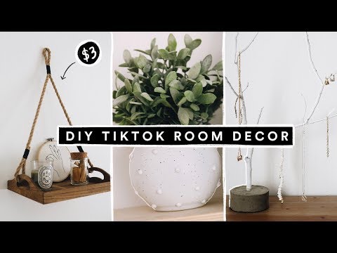 Recreating VIRAL TIK TOK DIY Projects + Room Decor