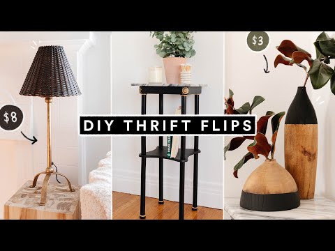 DIY THRIFT FLIP Home Decor On A BUDGET! Affordable + Easy Transformations!