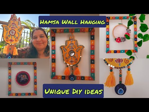 Unique & Magical Home Decor DiY ideas in budget |Hamsa Wall Hanging Art | 2021 Home decor DiY ideas