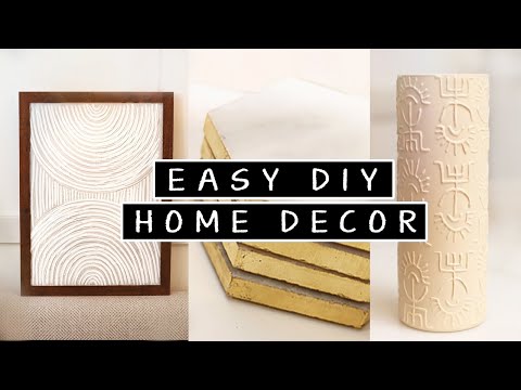 DIY Neutral Room Decor (quick and easy diy decor ideas)