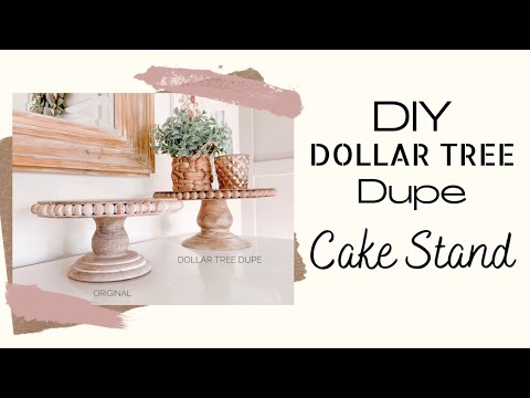 DIY Dollar Tree Cake Stand | Dollar Tree DIY Home Decor