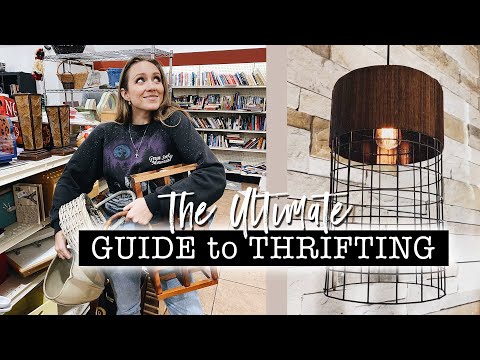 ULTIMATE GUIDE to THRIFTING + DIY Thrift Flip Decor // How to FIND, CLEAN & FLIP in 2020