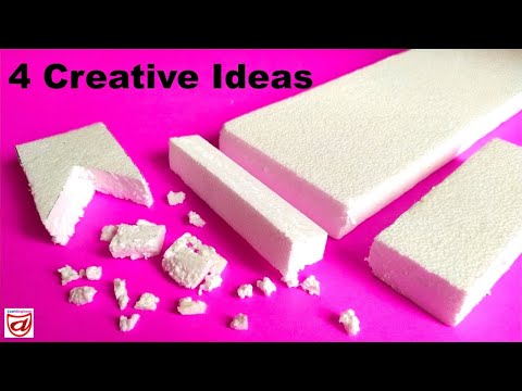 4 Easy home decorating ideas | Thermocol craft ideas | art and craft | Diy crafts | Diy projects