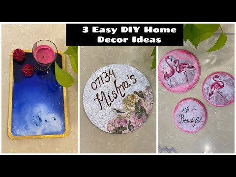 3 Easiest DIY Home Decor Ideas | 5 Minutes Easy Craft Ideas | Organizopedia
