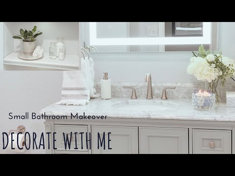 Bathroom Decorating Ideas|Decorate with Me|Hauschen Home|#Mirrors
