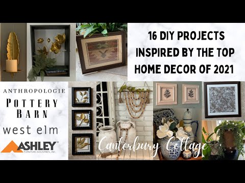 16 DIY PROJECTS INSPIRED BY THE TOP SELLING HOME DECOR OF 2021
