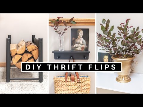 DIY THRIFT FLIP + TESTING SPRAY PAINTS | THRIFT STORE HOME DECOR TRANSFORMATIONS