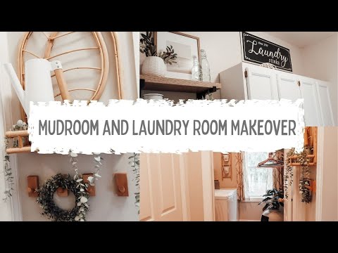 MUDROOM AND LAUNDRY ROOM MAKEOVER | Decorating Ideas for your Home | Decorate With Me