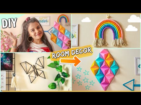 Cute DIY ROOM DECOR IDEAS Under ₹100 | Unique & Popular Under Budget Room Decorations at Home !! ✨🌈