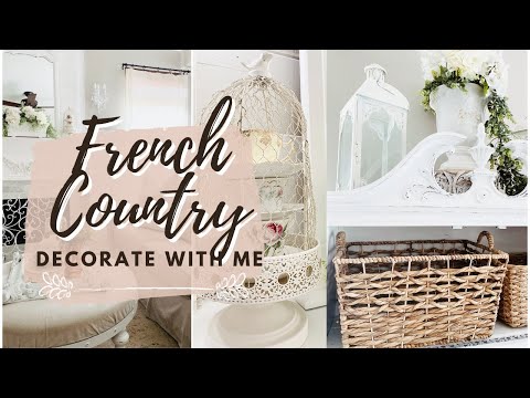 NEUTRAL HOME DECOR~ FRENCH COUNTRY STYLE DECORATING ~ DECORATING IDEAS ~ KITCHEN DECOR~ Monica Rose