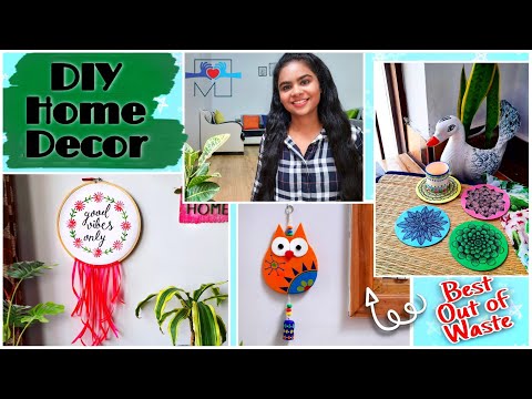 Amazing Home Decor From Waste Materials | Easy wall decor ideas | DIY