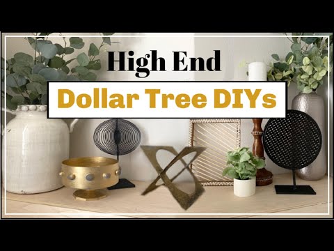 High End Dollar Tree DIY Home Decor | 5 Easy DIY Decor Dupes | Potter Barn, Mcgee & Co Inspired DIYs