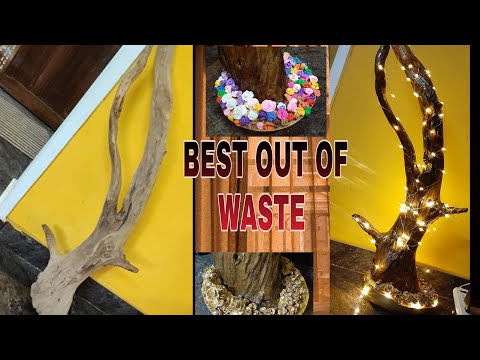 Best Out Of Waste|DIY Home Decor|Wood Craft Ideas
