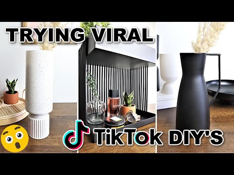 Must Try TikTok DIYs! Trying $1 TikTok DIY Room Decor (Best DIYs of 2021??)