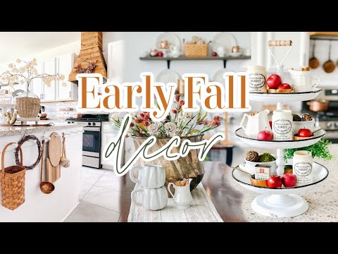 DECORATE WITH ME FALL 2021 | EARLY FALL DECORATING | FARMHOUSE FALL HOME DECOR