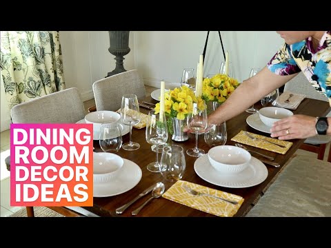 DINING ROOM SUMMER HOME DECORATING IDEAS / Decorate With Me