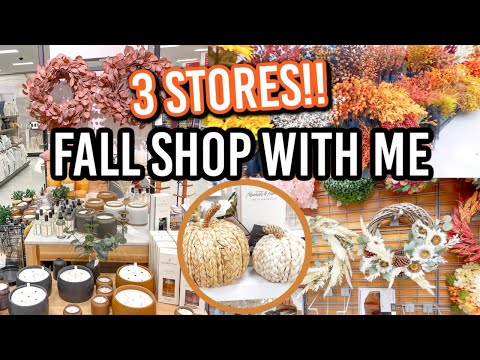 3 STORES!! FALL DECOR SHOP WITH ME | HOME DECORATING IDEAS FOR FALL 2021 // LoveLexyNicole