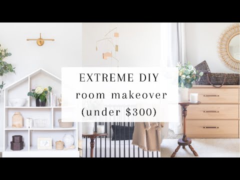 DIY BEDROOM MAKEOVER | IKEA DRESSER HACK + DIY ROOM DECOR | UNDER $300