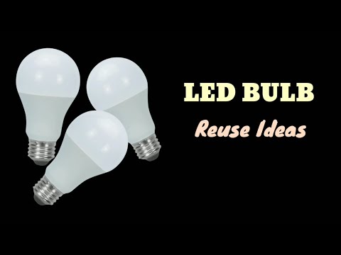 LED BULB REUSE IDEAS| Home decoration ideas with led bulb #reusebulb #shorts #reusebulbidea
