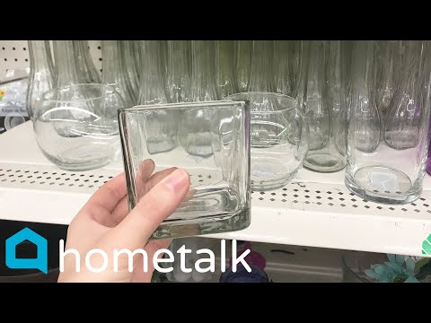 Dollar Store Glass Hack – Fake a high end look with this $6 trick! | Hometalk