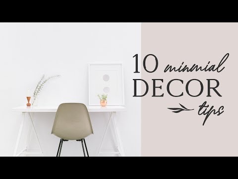 10 MINIMALIST HOME DECOR TIPS ✨