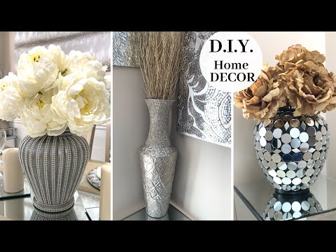 D.I.Y. Home Decor Using THRIFT STORE Items || 🤍 Decorating With Metallic Accents 🤍