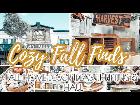 2021 FALL HOME DECORATING IDEAS | COZY FALL HOME DECOR 2021 | FALL THRIFT WITH ME