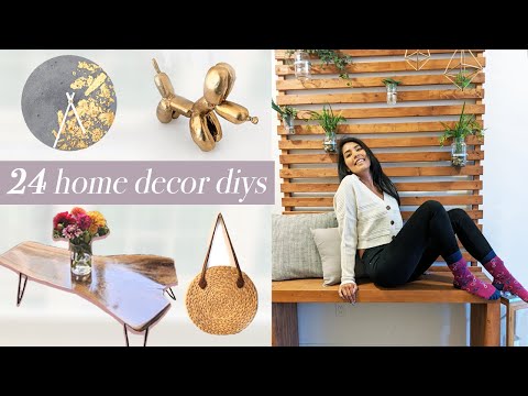24 Room Decor DIYs | Pinterest inspired diy room decor ideas