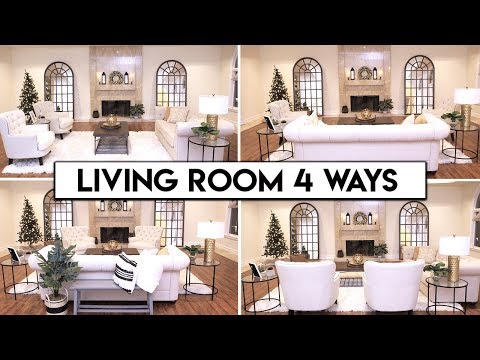 4 LIVING ROOM LAYOUT IDEAS | Easy Transformation