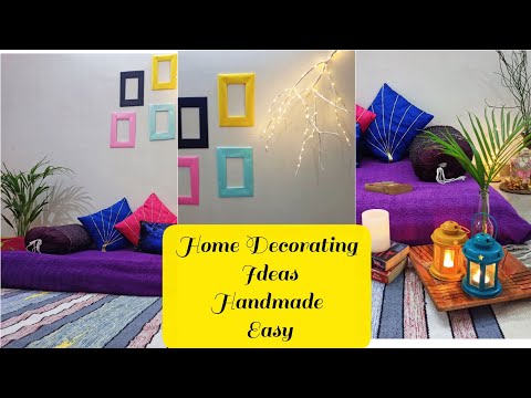 Home Decorating Ideas Handmade Easy |Create some awesome wall hanging and decorate the seating area