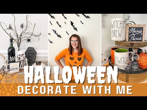 Halloween 🎃 Decorate With Me | Halloween Decorating Ideas | Cozy Halloween Decorations 2021