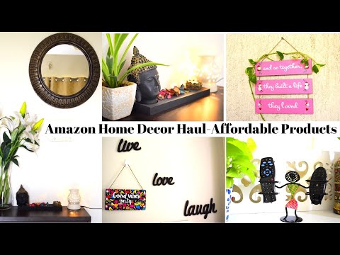 Amazon Home Decor Haul  – Affordable & Rental Friendly Home Decor Products || For Home Makeover