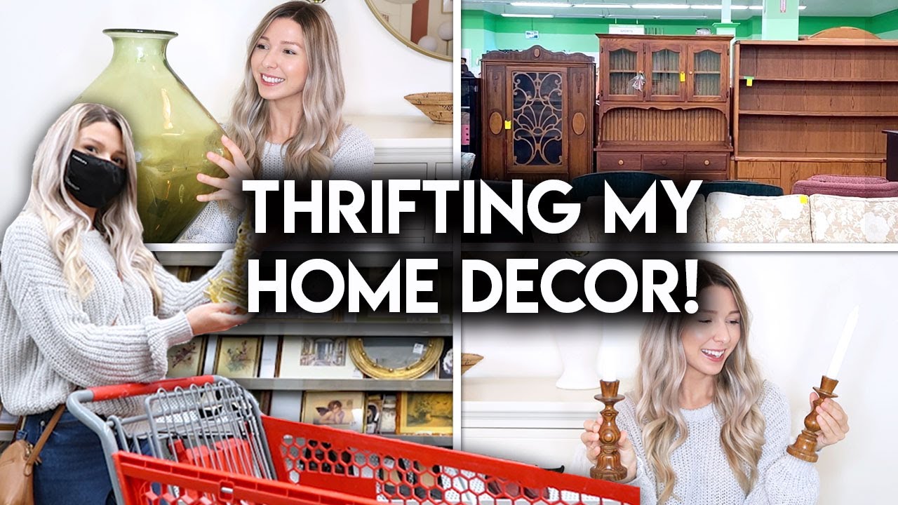 HOME DECOR ON A BUDGET | THRIFT WITH ME + HAUL