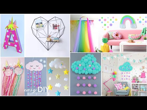5 Home decor ideas DIY 2020 / How to makeover children's room without spending money