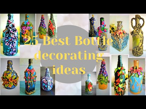25 best bottle decoration ideas | Home decoration ideas